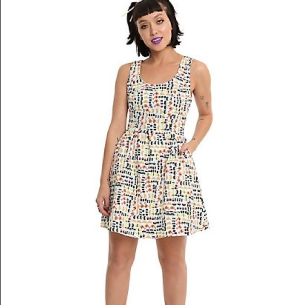 Retrolicious ModCloth Sushi Print Mini Dress- Rare